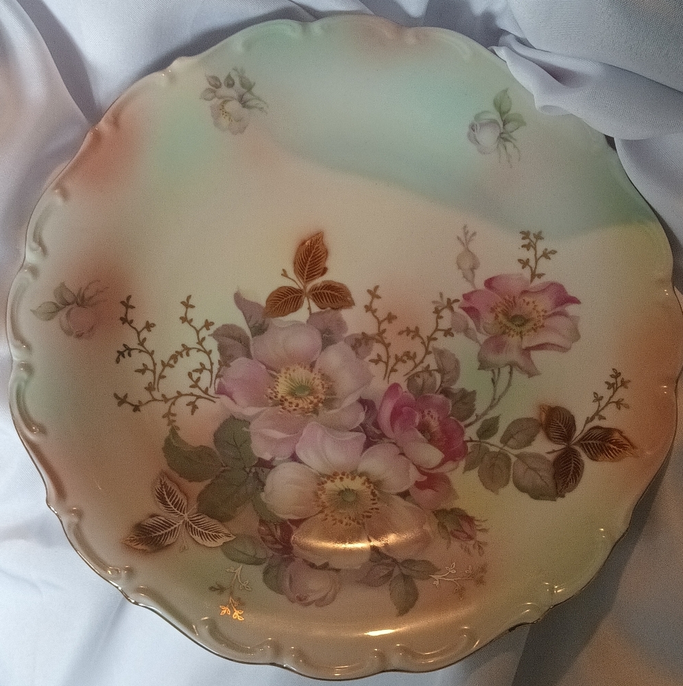 Bavaria Schumann Arzberg Germany Floral Decorative Plate